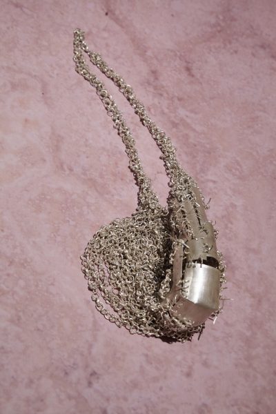 Sling, 2019, necklace; silver