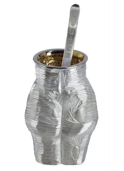 Salary Salt Cellar, 2019, object; gold-plated silver