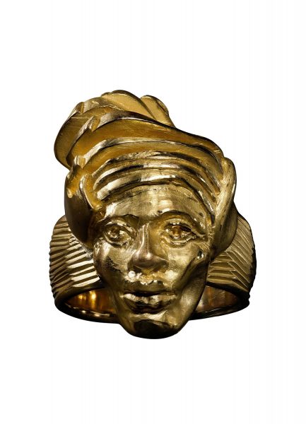 Queen Nanny, 2019, ring; 18ct yellow gold