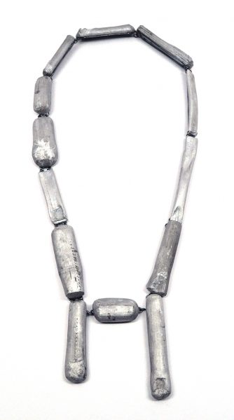 Horned Hand I, 2017, necklace; aluminium, silver