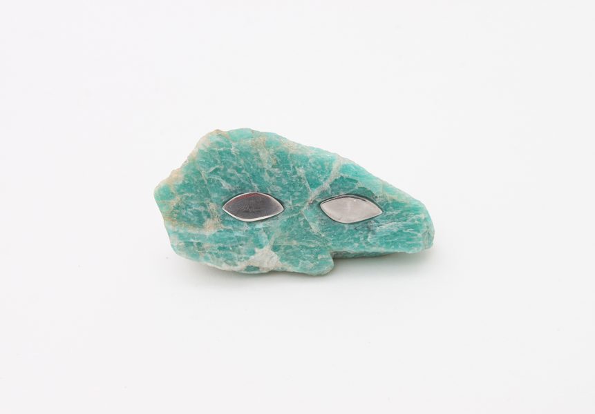 Spirit Stone, 2019, object; amazonite, silver